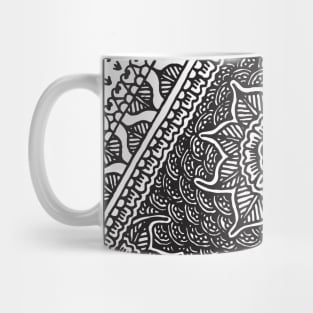 Triangle Henna Flower Mug